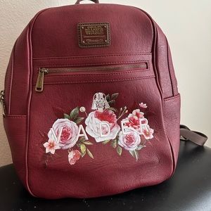 ❤️ Loungefly Floral Darth Vader backpack OG heart logo